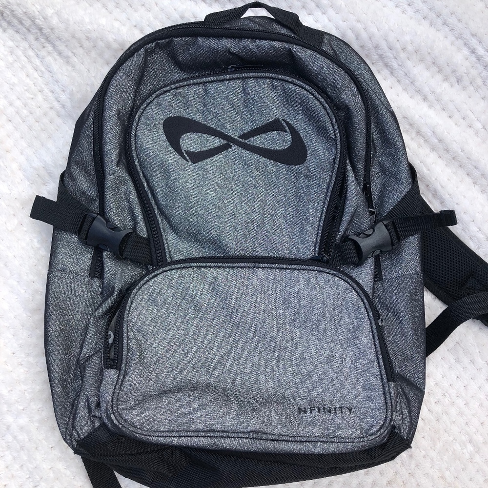 Nfinity Backpack Gray Sparkle